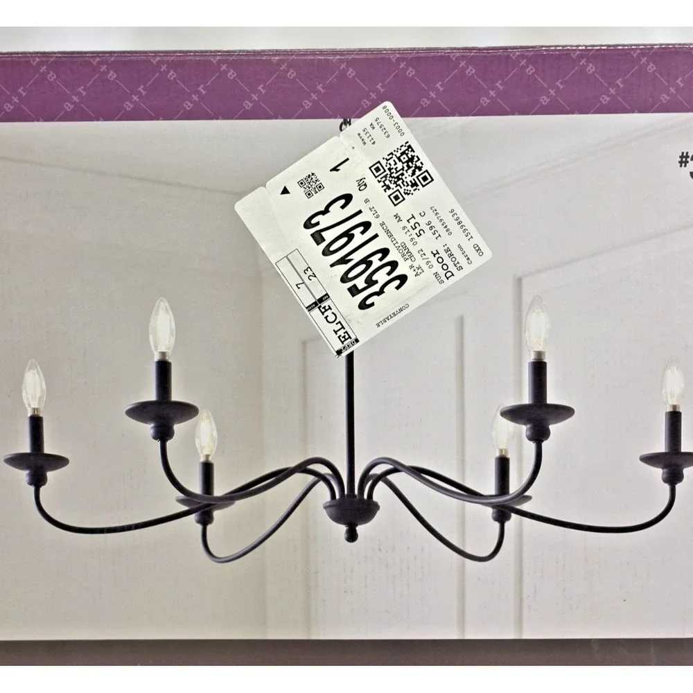 Allen Roth Providence 6-Light Round Chandelier 36.75